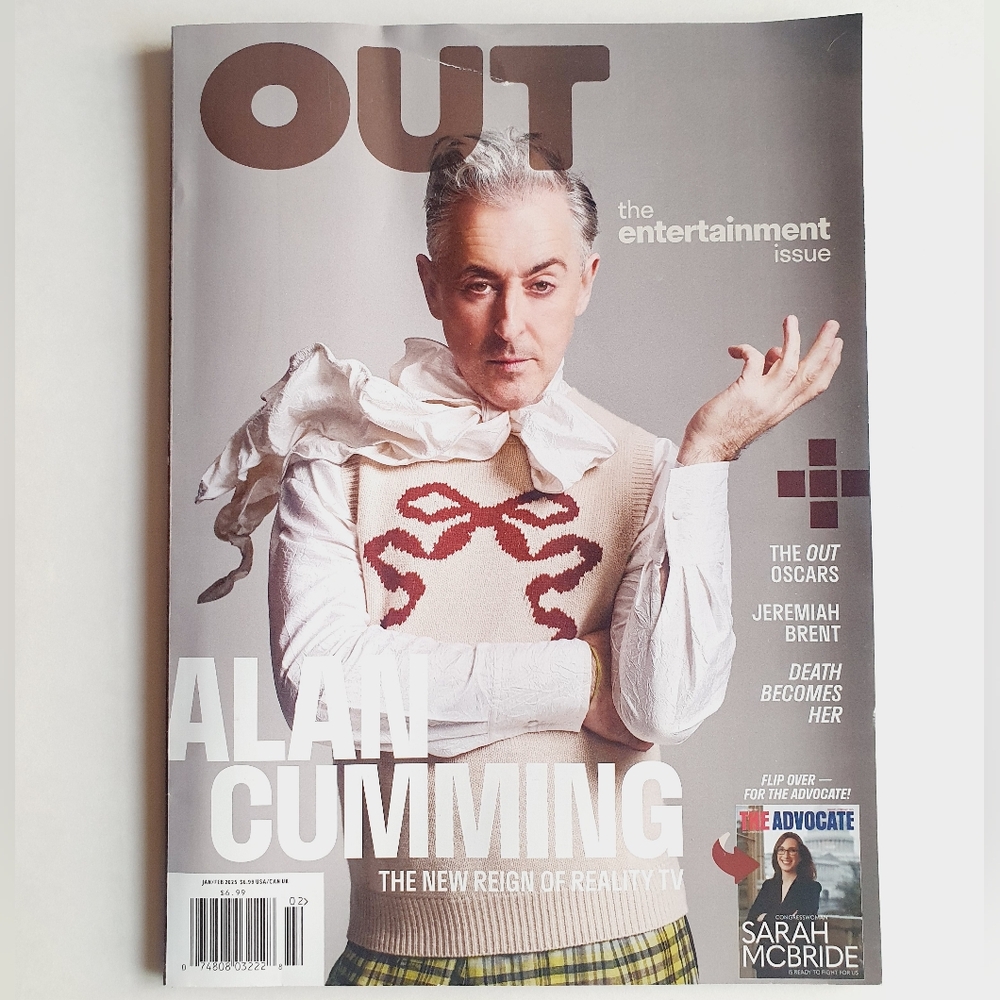 Out The Advocate Magazine January February 2025 Alan Cumming Sarah McBride Flip